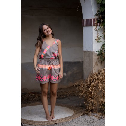 conjunto playa colores vivos