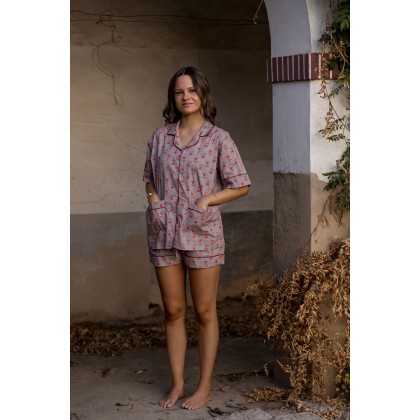 pijama corto hecho en india